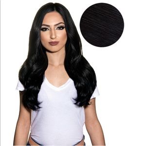 Bellami piccolina jet black extensions.
